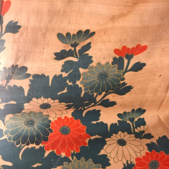 SOLD 1920s 1930s Vintage Pongee Silk Robe Kimono - Picture 8 of 8